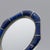 1900 - 1909 Antique 20th Century Continental Silver & Lapis Lazuli Mounted Miniature Mirror, 1900 For Sale - Image 5 of 9