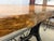Wood Historic 16 Foot Live Edge Single Slab Table For Sale - Image 7 of 18