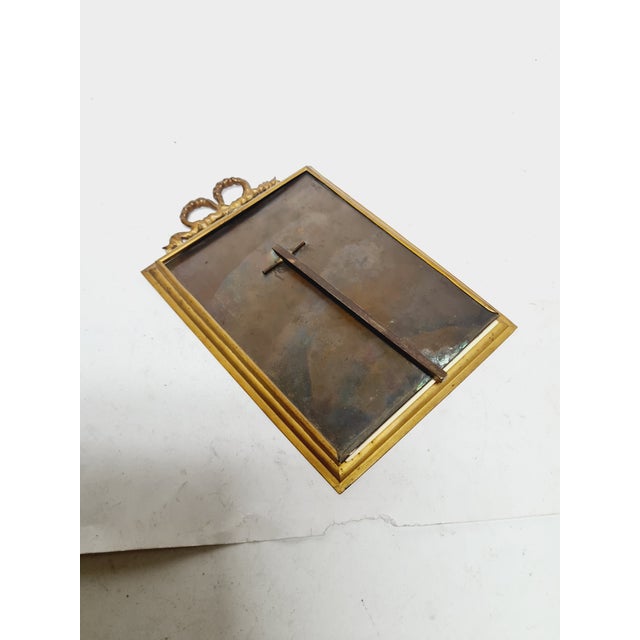 Antique Rococo Frame in Bronze, France, 1890s For Sale - Image 9 of 14