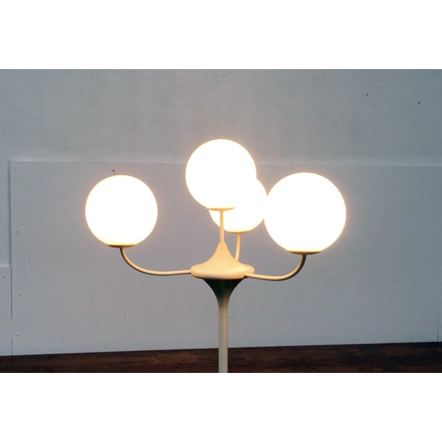 Glass and Metal Floor Lamp by E.R. Nele for Temde, 1960s For Sale - Image 12 of 18