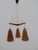Teak and Jute Cord Pendant Cascade Lamp from Temde, 1960s For Sale - Image 3 of 12