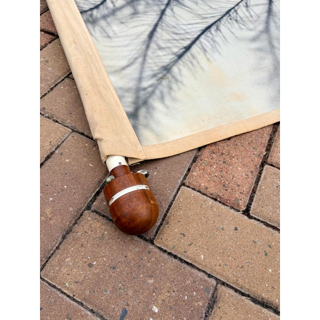 White Museum-Scale Photographic Canvas 10’ X 13’ Former Oakland Museum Exhibition Piece Rare Statement Artwork For Sale - Image 8 of 12