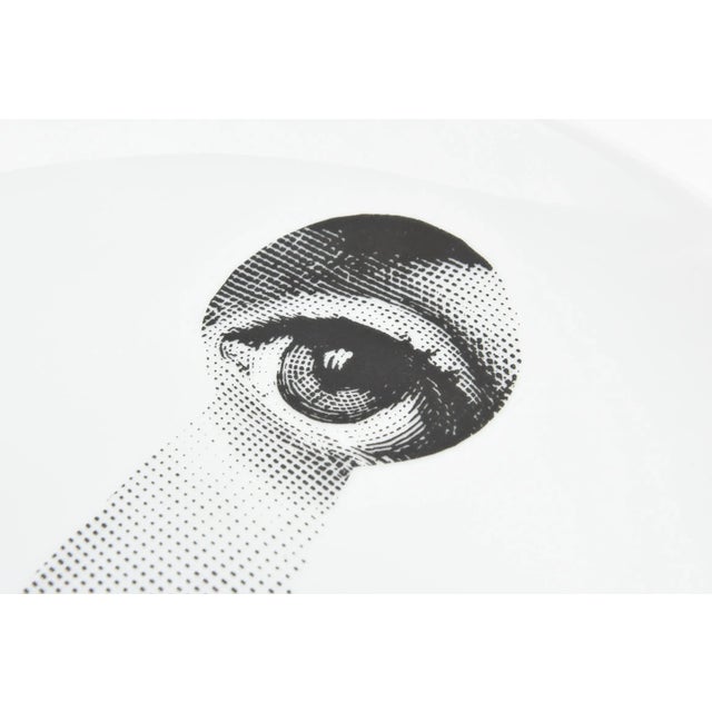 Piero Fornasetti Vintage Piero Fornasetti Display Plate, Barney's New York Collection For Sale - Image 4 of 9