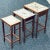 Traditional Mid-Century Paint Decorated Nesting Tables - Set 3 For Sale - Image 3 of 12