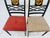 50's Regency Style Painted Black Chinoiserie Set of 2 Chairs For Sale - Image 9 of 12