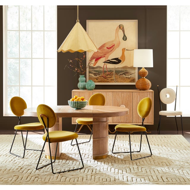 Tan Jonathan Adler Brussels Dining Table For Sale - Image 8 of 12