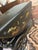 Mid 20th Century Vintage Imperial Furniture Grand Rapids Chinoiserie Bar Cart | C. 1940s | Black Lacquer, Raised Gold Chinoiserie, Drop Leaf For Sale - Image 5 of 12