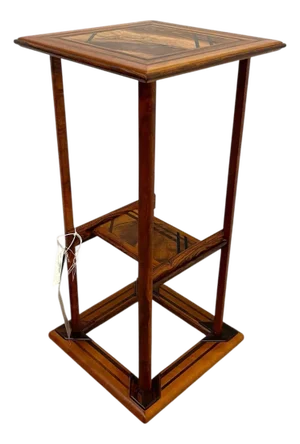 1970s Studio Craft Pedestal Side Table by Jim Hessel for Artwood Gallery, Northwest Modern Woodworking