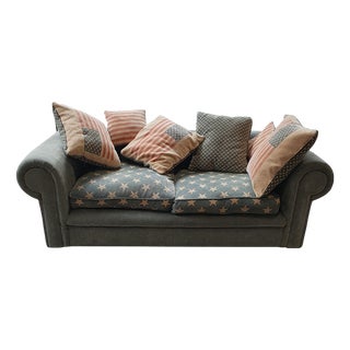 Flag Sofa from Weighty American For Sale