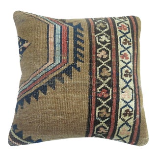 Camel Bakshaish Rug Pillow For Sale