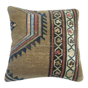 Camel Bakshaish Rug Pillow