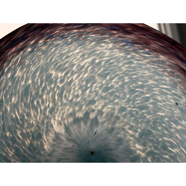 Glass Centerpiece in Signed Crystal by Charles Schneider, 1925 For Sale - Image 7 of 9