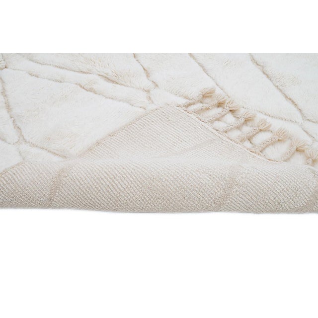 Hand-Knotted Wool Rug by Azele Studio For Sale - Image 4 of 12