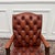 English Chesterfield Office Chair in Leather For Sale - Image 4 of 8