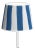 Zafferano Ceramic Light Blue Striped Shade for Poldina Lido Lamp For Sale