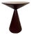 1990s Crate & Barrel Ully Wood Low Pedestal Side Accent Plant Stand Table For Sale