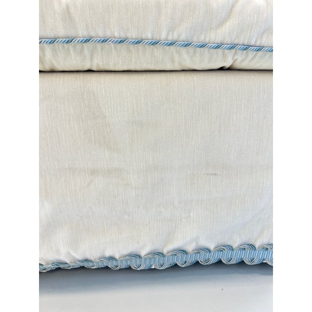 Cream Velvet Armchair by Dessin Fournir, 2010s For Sale - Image 13 of 14