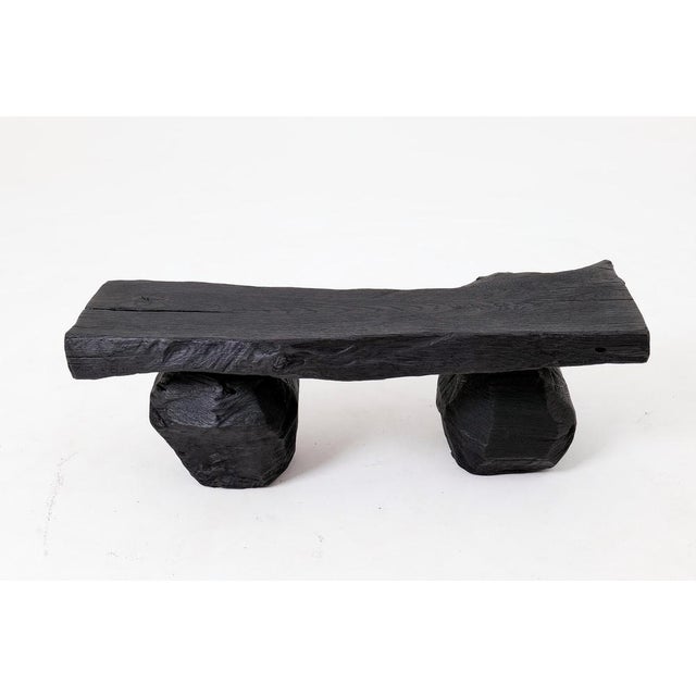 Wood Wood Bench by Logniture For Sale - Image 7 of 14