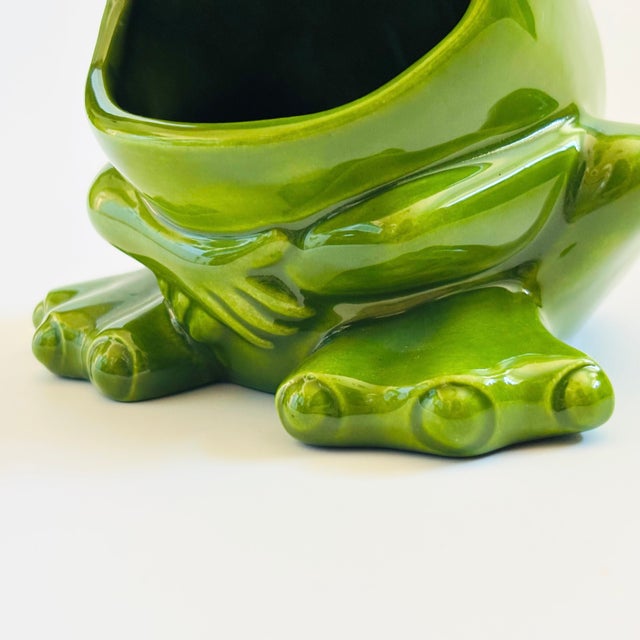 Mid Century Ceramic Frog Bowl For Sale In San Francisco - Image 6 of 10