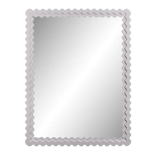 Fleur Home Carnival Chaos Rectangle Mirror in Lite Lavender, 30x40 For Sale