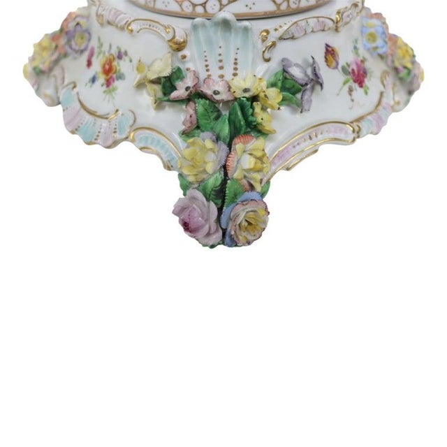Meissen Louis XIV Style Figural & Floral Pictorial Porcelain Urn C1880 For Sale - Image 15 of 18