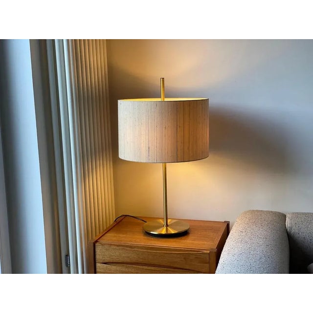 Early 21st Century Mid-Century Brass Lamp from Staff, 1970s For Sale - Image 5 of 11