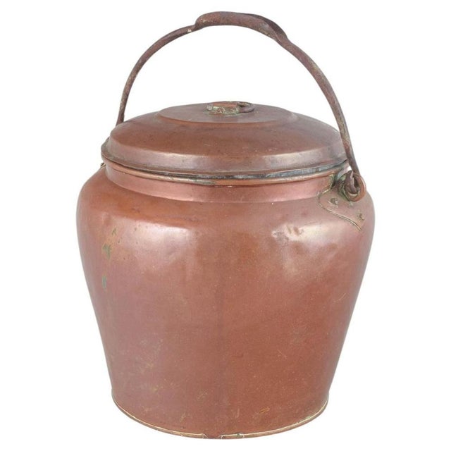 19th Century Danish Maternity Pail in Copper For Sale - Image 5 of 5