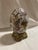 Crackle-Glazed Porcelain Egg on Gilt Bronze Base For Sale - Image 10 of 12