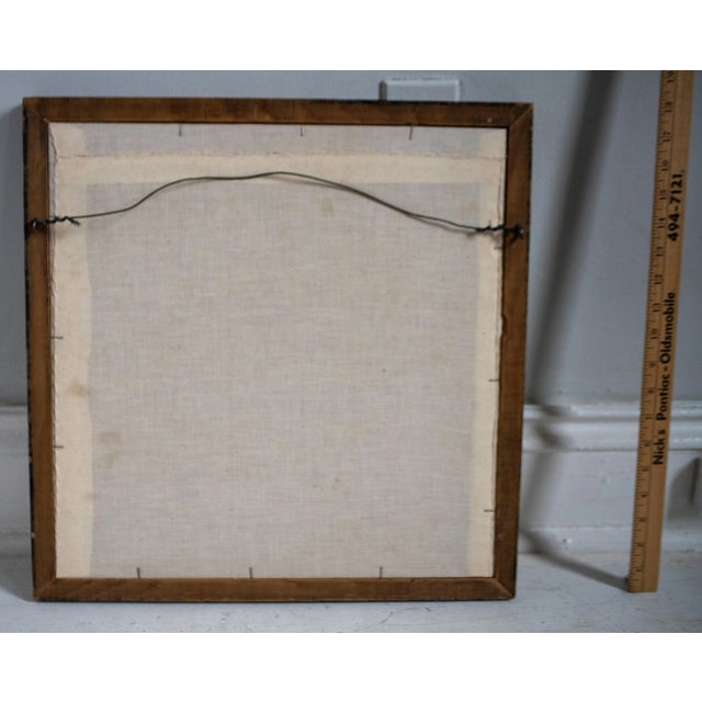 Early 20th Century Framed Sampler With Asian Theme and Motifs For Sale - Image 10 of 12