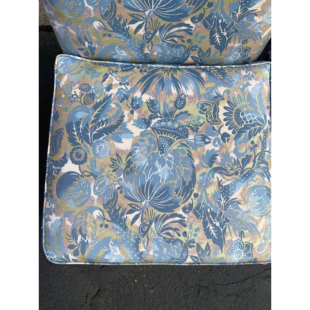 Mid 20th Century Set of 8 Custom Built Mid-Century Upholstered, Skirted Armless Dining Chairs For Sale - Image 9 of 9