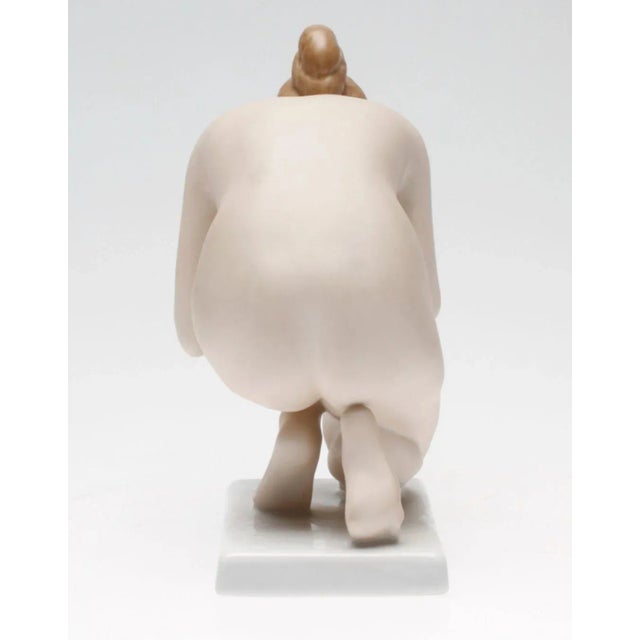 Rosenthal Girl Drinking Water Figure from Rosenthal For Sale - Image 4 of 7