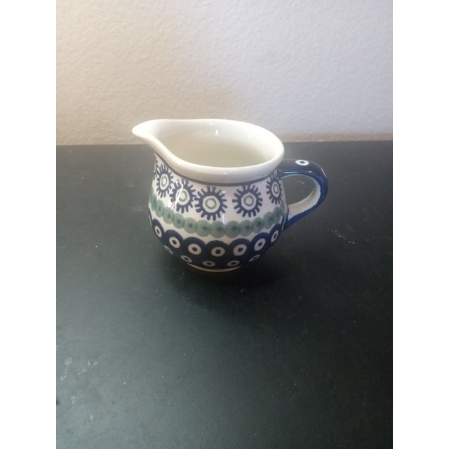 GORGEOUS Boleslaweic Made in Poland 4" Creamer or Bud Pitcher This beautiful creamer or bud pitcher is a must-have for any...