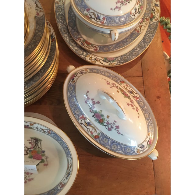 Ceramic 1920's Lenox Ming China Service for 12 - 113 pcs For Sale - Image 7 of 9