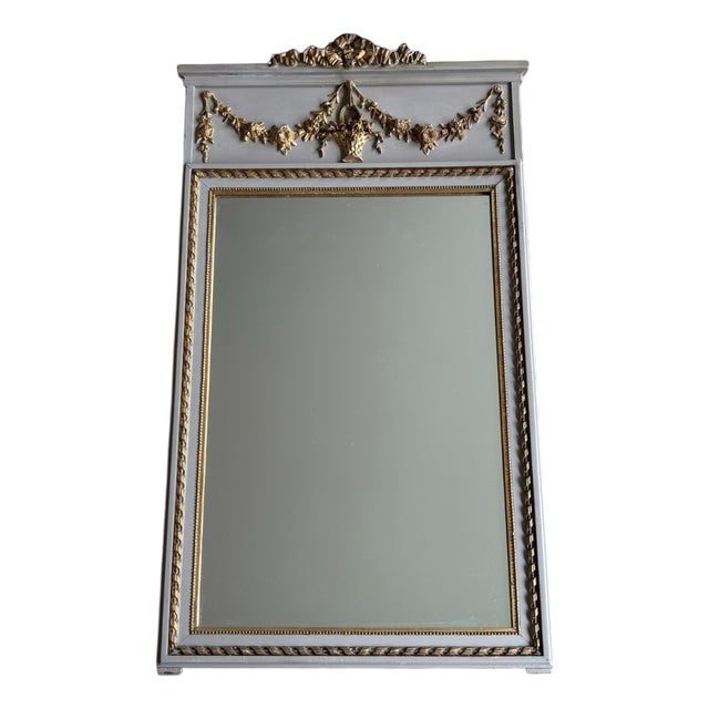 Antique French Louis XVI Style Mirror, 1890s For Sale