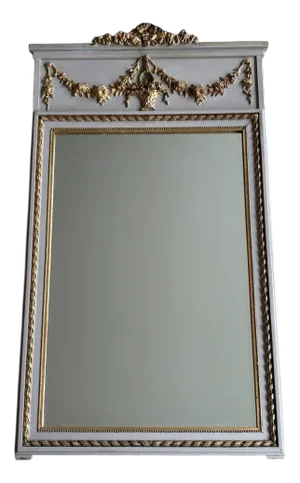 Antique French Louis XVI Style Mirror, 1890s