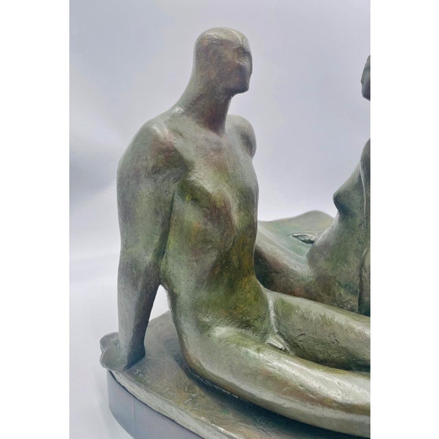 Salvador Soto Tovar “Pareja” Bronze Sculpture, Signed & Dated 1965 Mexican Art For Sale - Image 13 of 18