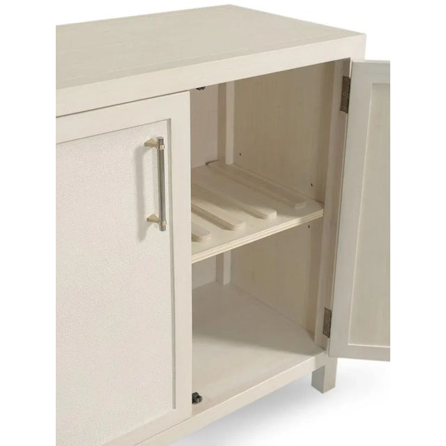 Woodbridge Furniture Rosemary Cabinet, Whitewash Finish For Sale In Greensboro - Image 6 of 7
