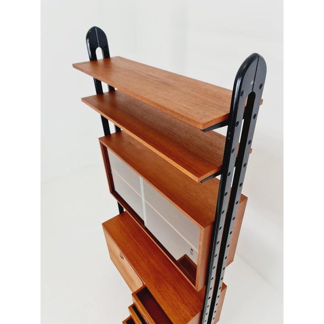 Mid-Century Danish Freestanding Bookshelf System in Teak by Bengt Ruda, 1960s For Sale - Image 10 of 18