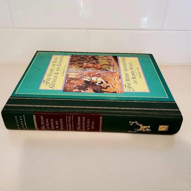 Vintage King Arthur & Robin Hood Hardcover Book For Sale - Image 4 of 11