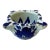 Antique French Hand-Painted Stoneware Mortar – Blue & White Pottery – Early 20th Century For Sale