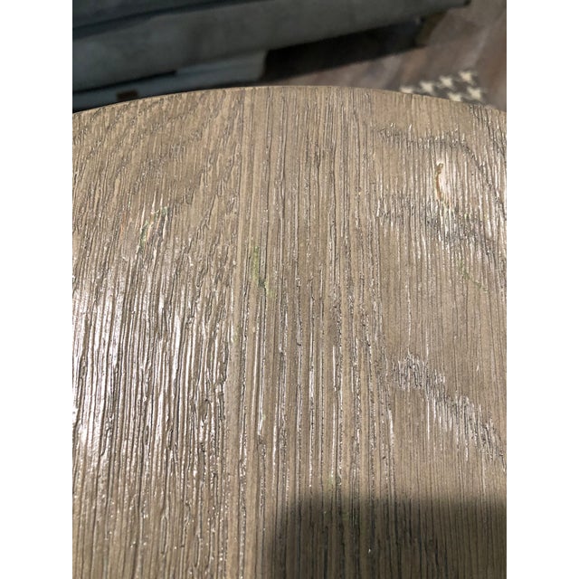 Restoration Hardware Machinto Round Side Table Chairish