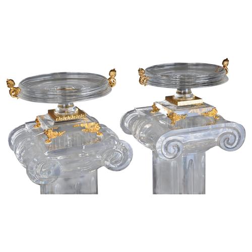 Acrylic Bowls with Gilding, Set of 2 For Sale - Image 14 of 14