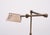 Metal Bronze Library Swing Arm Floor Lamp, Germany, 1980 For Sale - Image 7 of 12