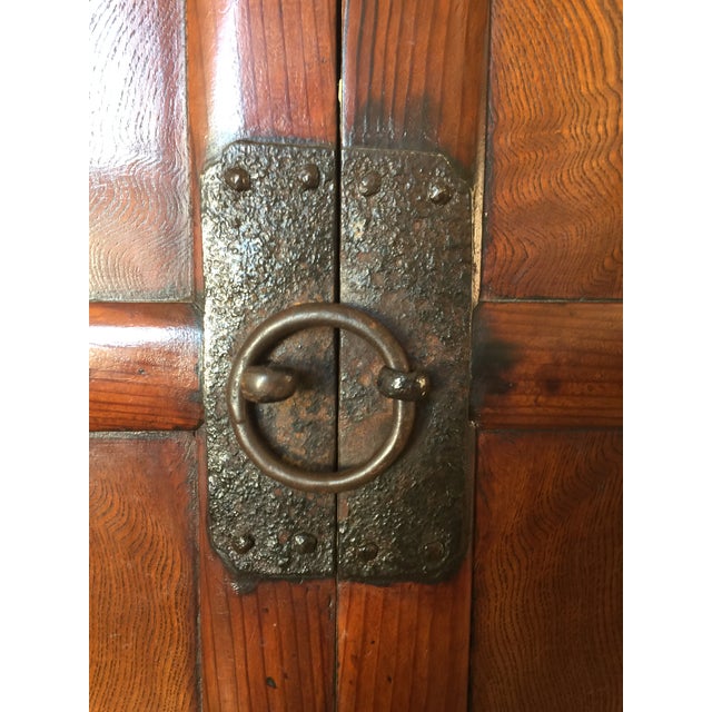 Antique 19th Century Korean Chinese Japanese Tansu Iron