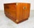 Mid-Century Modern Campaign Style Walnut 2-Drawer Chest of Drawers in the Manner of Henredon For Sale - Image 3 of 7