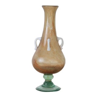 1960s Tall Italian Murano Amphora Vase For Sale