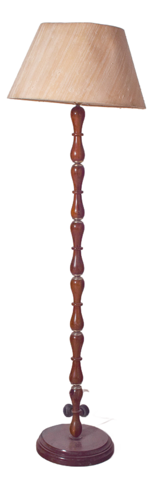 Danish Wooden Floor Lamp, 1950s