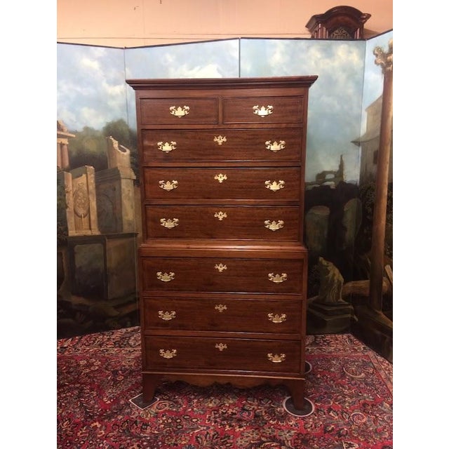 Item: Antique Chest on Chest in Mahogany. Age & Condition: Mid 19th Century, refinished and restored. Good condition....