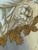 Wood Neoclassical Reverse Painted Mirror Panels, Early 20th Century For Sale - Image 7 of 10