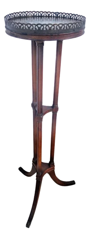 Mid 20th Century Mahogany Neoclassical Pedestal Table